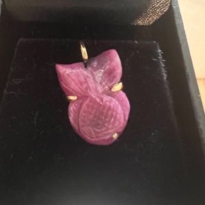 Dezso by Sara Beltran 18K Sapphire & Diamond Fish Charm